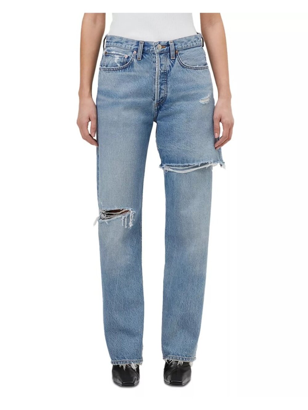 AGOLDE Amryn Double Layer Jeans Release Size 26 NWT